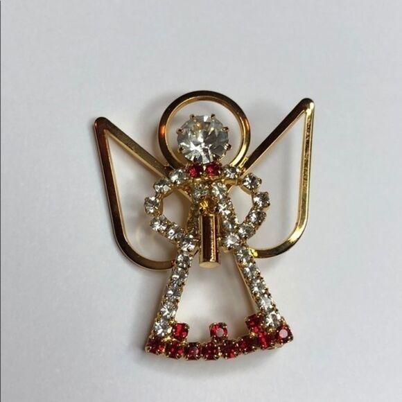 Adorable Angel Pin/ Brooch - Picture 1 of 3
